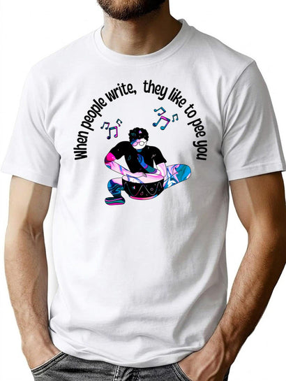 When People Write Bad Grammar Bootleg Translation Bootleg Graphic T-Shirt - Black