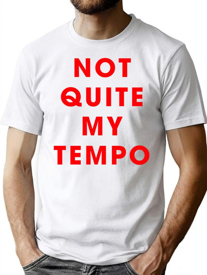 Whiplash - NOT QUITE MY TEMPO Premium Heavyweight Cotton T-Shirt - Black