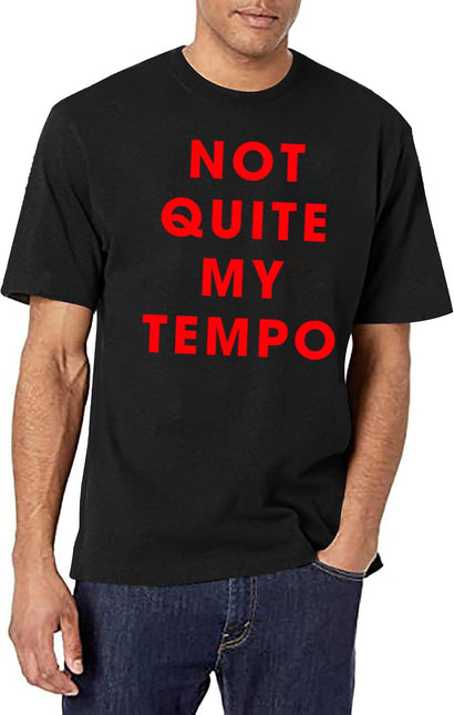 Whiplash Black T-Shirt - NOT QUITE MY TEMPO Black T-Shirt - Black