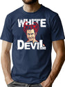 White Devil T-Shirt for Men & Women, T-Shirts Graphic Tee - Navy