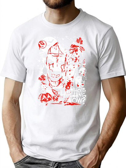 Who'S Laughing Now T-Shirt for Men & Women, T-Shirts Graphic Tee - Black