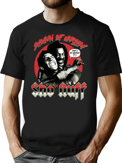 Whos Da Mastaaa Retro Bootleg Graphic T-Shirt - Black