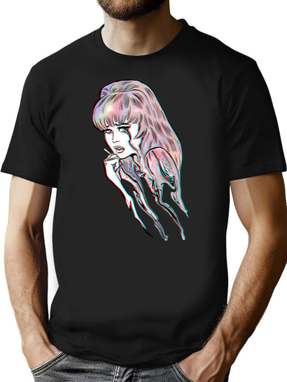 Why Can'T I Forget You---Pretend You Don'T Exist Bootleg Graphic T-Shirt - Black