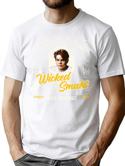 Wicked Smaht T-Shirt for Men & Women, T-Shirts Graphic Tee - Black