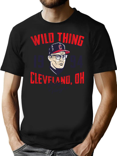 Wild Thing Cleveland Ohio Lts Worn T-Shirt for Men & Women, T-Shirts Graphic Tee - Black