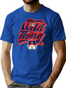 Wild Thing Script Type Lts T-Shirt for Men & Women, T-Shirts Graphic Tee - Blue