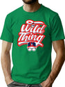 Wild Thing Script Type T-Shirt for Men & Women, T-Shirts Graphic Tee - Green