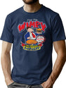 Wimpy Burger Dks Worn T-Shirt for Men & Women, T-Shirts Graphic Tee - Navy
