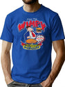 Wimpy Burger Dks Worn T-Shirt for Men & Women, T-Shirts Graphic Tee - Blue