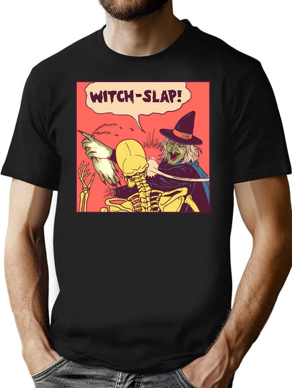 Witch-Slap T-Shirt for Men & Women, T-Shirts Graphic Tee - Black