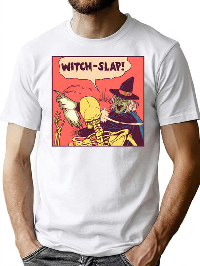 Witch-Slap T-Shirt for Men & Women, T-Shirts Graphic Tee - Black