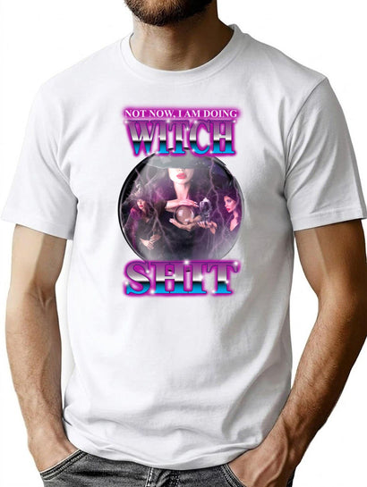Witch Stuff Bootleg Graphic T-Shirt - Black