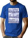 Wittgenstein Bootleg Digital Art Bootleg Graphic T-Shirt - Blue