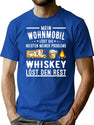 Wohnmobil Lst Die Meisten Meiner Probleme Whiskey Den Rest T-Shirt for Men & Women, T-Shirts Graphic Tee - Blue