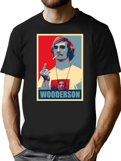 Wooderson Hope T-Shirt for Men & Women, T-Shirts Graphic Tee - Black