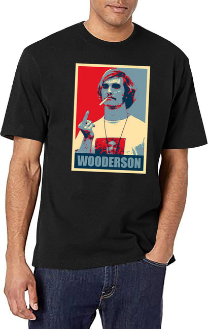 Wooderson Hope T-Shirt for Men & Women, T-Shirts Graphic Tee - Black