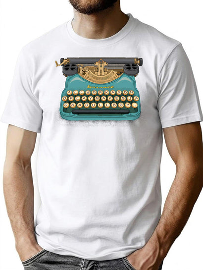 Writer'S Block T-Shirt for Men & Women, T-Shirts Graphic Tee - Black