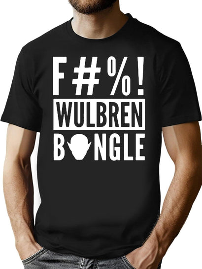 Wulbren Bongle Premium Heavyweight Cotton T-Shirt - Black