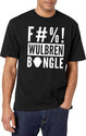 Wulbren Bongle Black T-Shirt - White