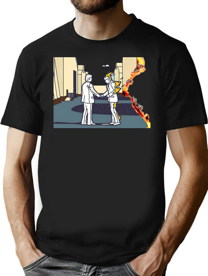 Wywh Bootleg Graphic T-Shirt - Black