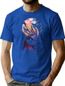 Xenomorph From Alien And Romulus T-Shirt for Men & Women, T-Shirts Graphic Tee - Blue
