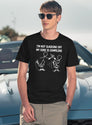 Xkcd I_M Not Slacking Off Black T-Shirt - Navy