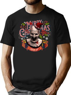 Xmas Art T-Shirt for Men & Women, T-Shirts Graphic Tee - Black