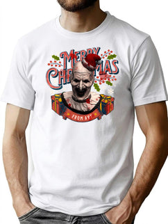 Xmas Art T-Shirt for Men & Women, T-Shirts Graphic Tee - Black