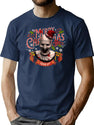 Xmas Art T-Shirt for Men & Women, T-Shirts Graphic Tee - Navy