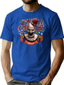 Xmas Art T-Shirt for Men & Women, T-Shirts Graphic Tee - Blue