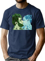 Xoxo Kiss Me And Hug Bootleg Graphic T-Shirt - Navy