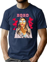 Xoxo Kiss Me Dalling Flexis00 Bootleg Graphic T-Shirt - Navy
