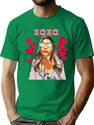 Xoxo Kiss Me Dalling Flexis00 Bootleg Graphic T-Shirt - Green