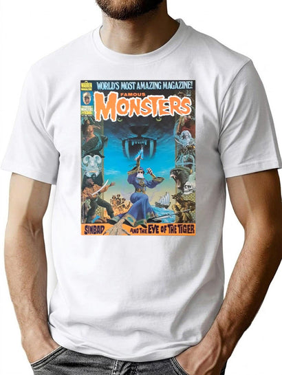 YEP Another Great Vintage Famous Monsters Magazine Cover! Classic T-Shirt for Men & Women, T-Shirts Graphic Tee - Black