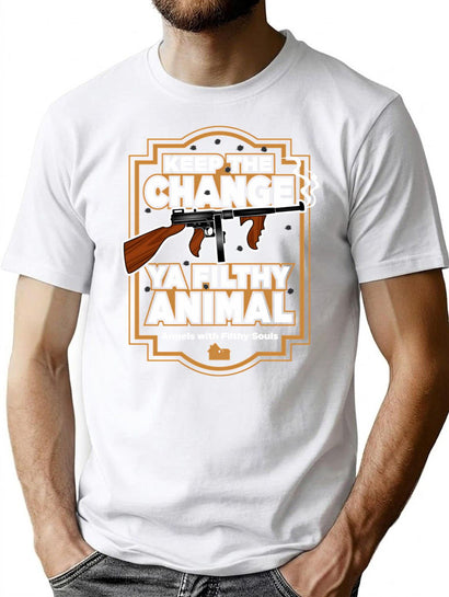 Ya Filthy Animal T-Shirt for Men & Women, T-Shirts Graphic Tee - Black