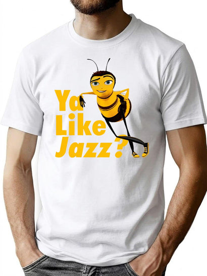 Ya Like Jazz Bee Movie Premium Heavyweight Cotton T-Shirt - Black