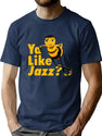 Ya Like Jazz Bee Movie Premium Heavyweight Cotton T-Shirt - Navy