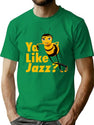 Ya Like Jazz Bee Movie Premium Heavyweight Cotton T-Shirt - Green