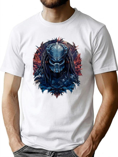 Yautja Predator Hunter Awesome Print Design T-Shirt for Men & Women, T-Shirts Graphic Tee - Black