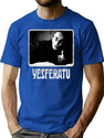 Yesferatu Funny Nosferatu Positive Goth Horror Lover Gift Meme Classic Premium Heavyweight Cotton T-Shirt - Blue
