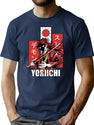 Yoriichi Tsugikuni V1 - Tshirt T-Shirt for Men & Women, T-Shirts Graphic Tee - Navy