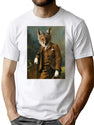 Young Master Fox T-Shirt for Men & Women, T-Shirts Graphic Tee - White