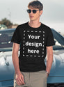 Your Design Here T-Shirt for Men & Women, T-Shirts Graphic Tee - Navy