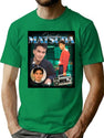 Yusaku Matsuda 90S Bootleg Style Bootleg Graphic T-Shirt - Green