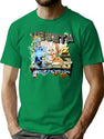 Z Records Vegeta Hip Hop Bootleg Bootleg Graphic T-Shirt - Green