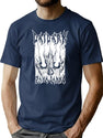 Zaha Sanko - Dai - Dark - Manga Anime Design T-Shirt for Men & Women, T-Shirts Graphic Tee - Navy