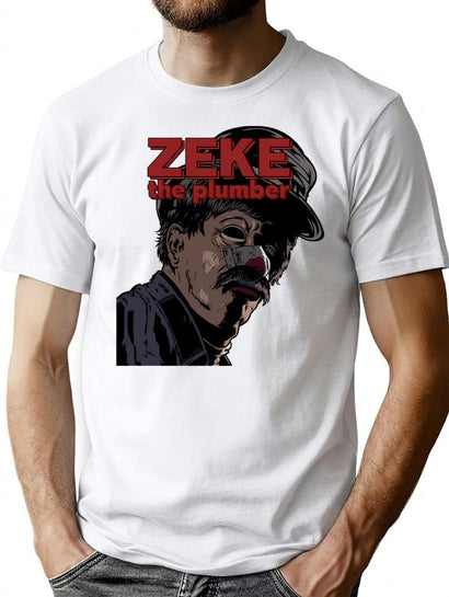 Zeke The Plumber T-Shirt for Men & Women, T-Shirts Graphic Tee - Black