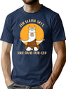 Zen Llama Says Shu Duh Fuh Cup Dks T-Shirt for Men & Women, T-Shirts Graphic Tee - Navy