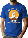 Zen Llama Says Shu Duh Fuh Cup Dks T-Shirt for Men & Women, T-Shirts Graphic Tee - Blue