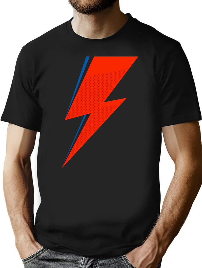 Ziggy'S Flash Sign T-Shirt for Men & Women, T-Shirts Graphic Tee - Black